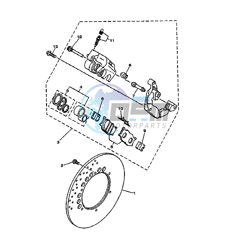 FRONT BRAKE CALIPER