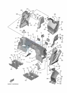 YXE1000EW YX10ERPAN (B4MF drawing SIDE COVER 2