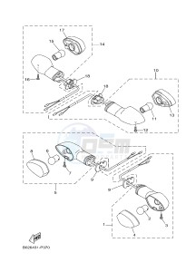 YZF-R3A 321 R3 (B02D) drawing FLASHER LIGHT