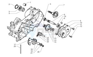 Ark LC Yellow-Black 50 drawing Rear wheel axle