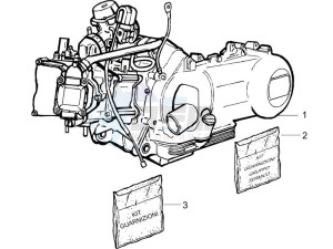 LX 150 4T drawing Engine assembly