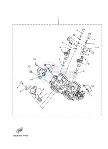 MT07A MT-07 ABS 700 (1XBH 1XBJ) drawing INTAKE 2