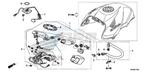 CB1000RF CB1000R 2ED drawing FUEL PUMP