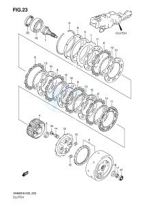 AN650 (E2) Burgman drawing CLUTCH