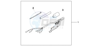 VFR1200FDD VFR1200F Dual Clutch UK - (E) drawing GRIP HEATER ATT