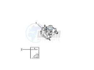 PX 150 (EMEA, APAC, LATAM) (Jp, Mx) drawing Carburettor, assembly - Union pipe