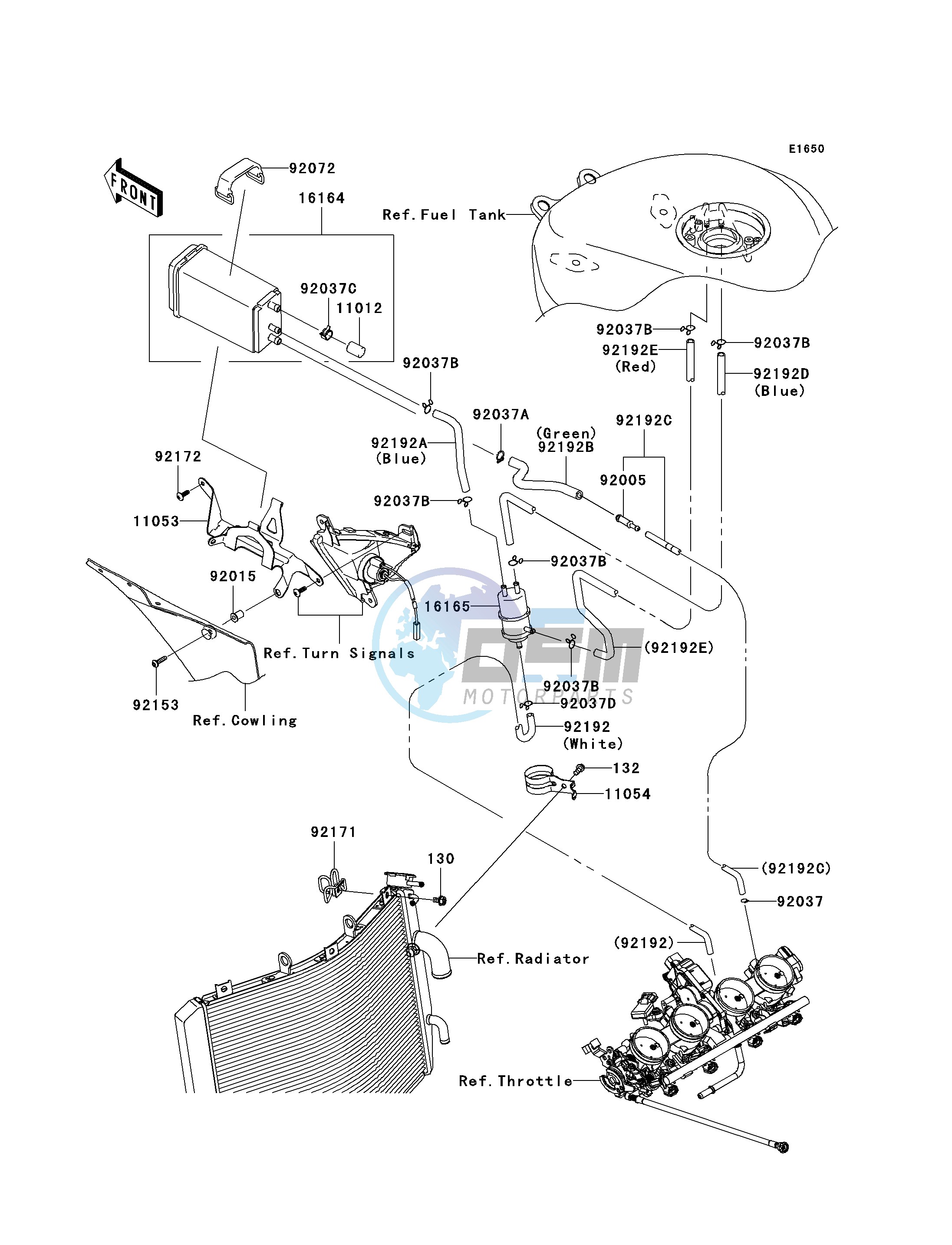 FUEL EVAPORATIVE SYSTEM -- CA- -