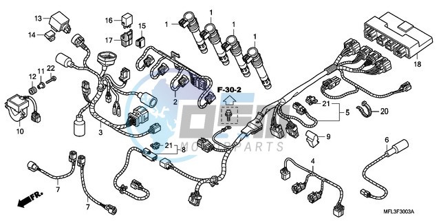 SUB HARNESS (CBR1000RA)