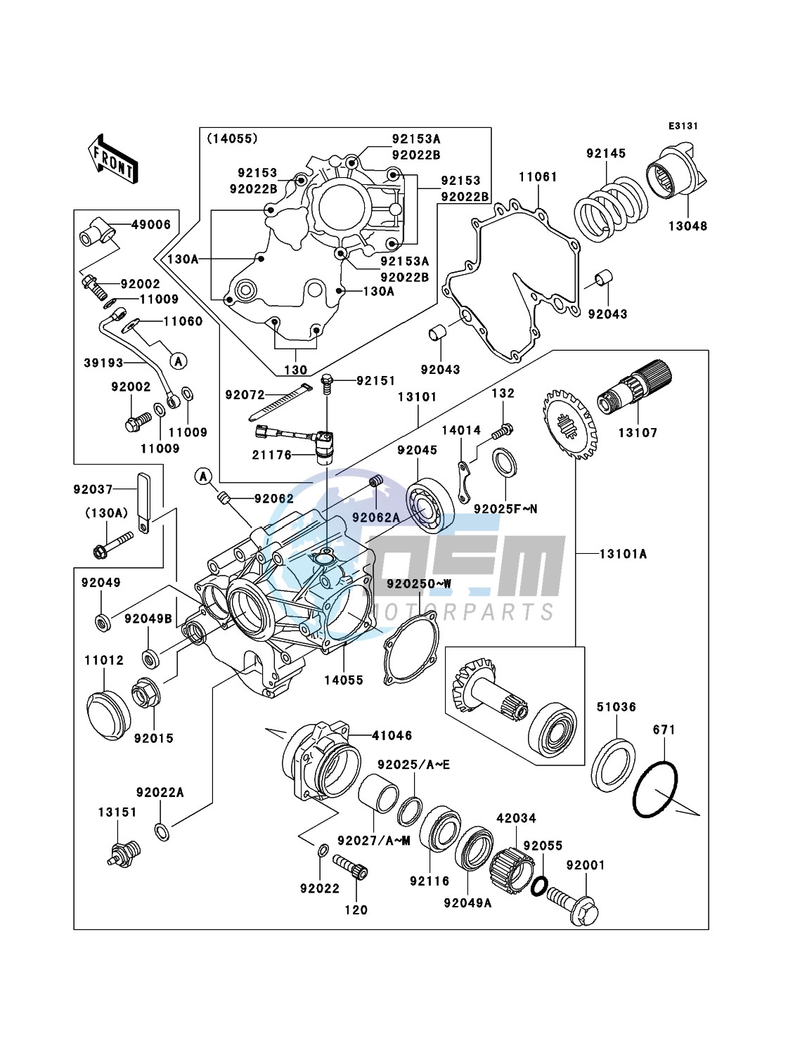 Front Bevel Gear