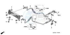 VFR8009 Europe Direct - (ED / MME TWO) drawing OIL COOLER