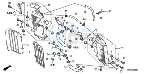 CRF450RA Australia - (U) drawing RADIATOR