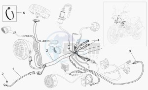 Breva 750 IE IE drawing Front electrical system