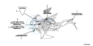 CBR300RAF CBR300RA Europe Direct - (ED) drawing MARK (1)