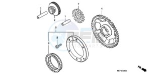 FJS400D9 Europe Direct - (ED) drawing STARTING CLUTCH