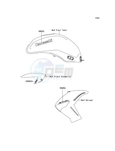 ER-6n ABS ER650D9F GB XX (EU ME A(FRICA) drawing Decals(C.B.Orange)(P.S.White)