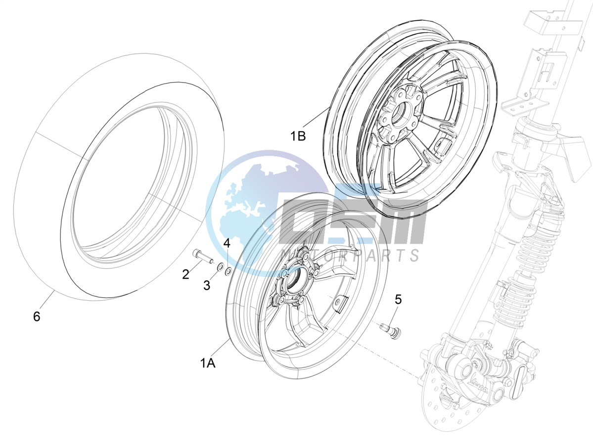 Front wheel