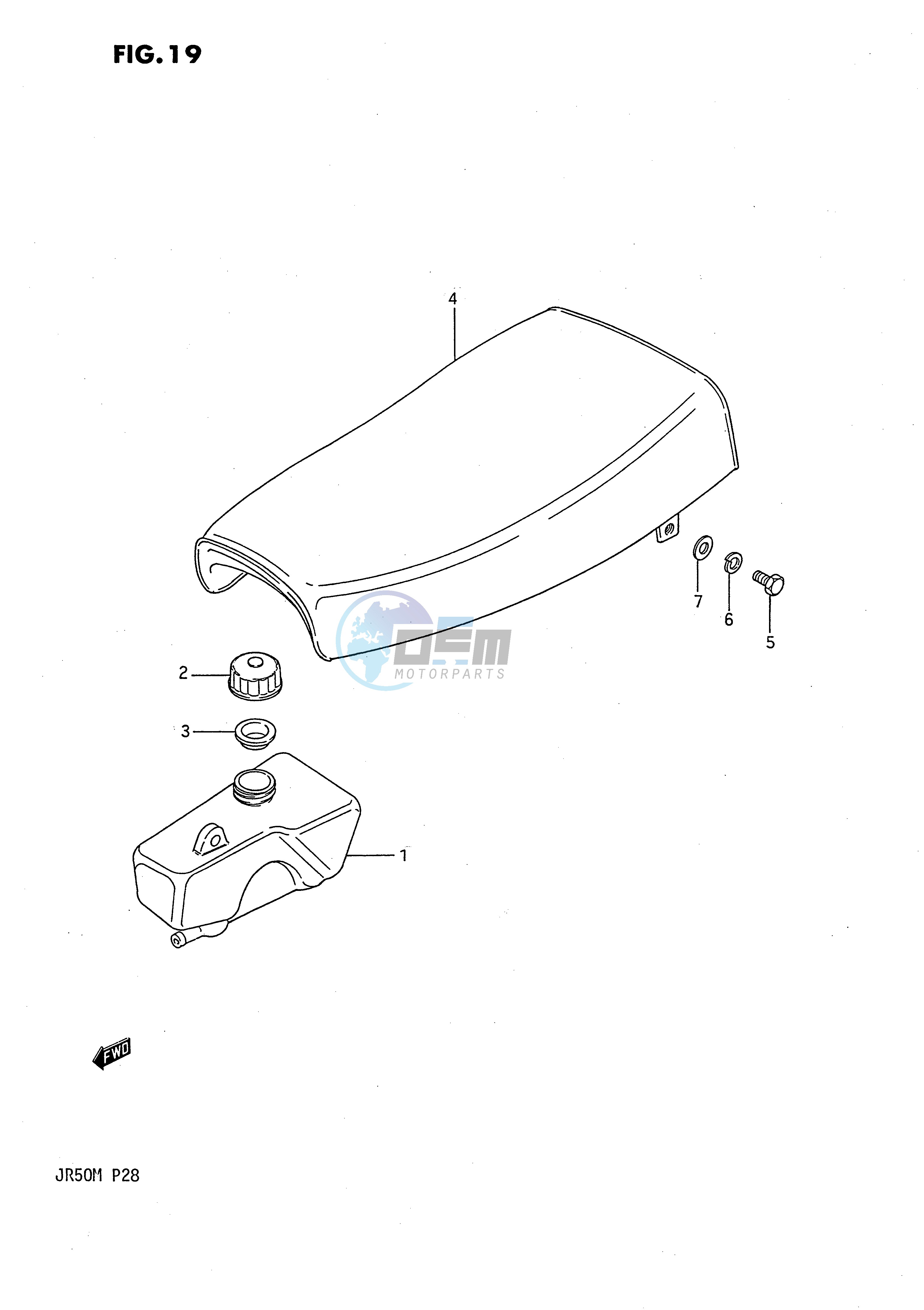 OIL TANK - SEAT