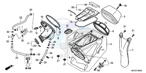 CRF450RF CRF450R Europe Direct - (ED) drawing AIR CLEANER