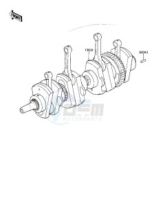 KZ 1000 K [LTD] (K1-K2) [LTD] drawing CRANKSHAFT