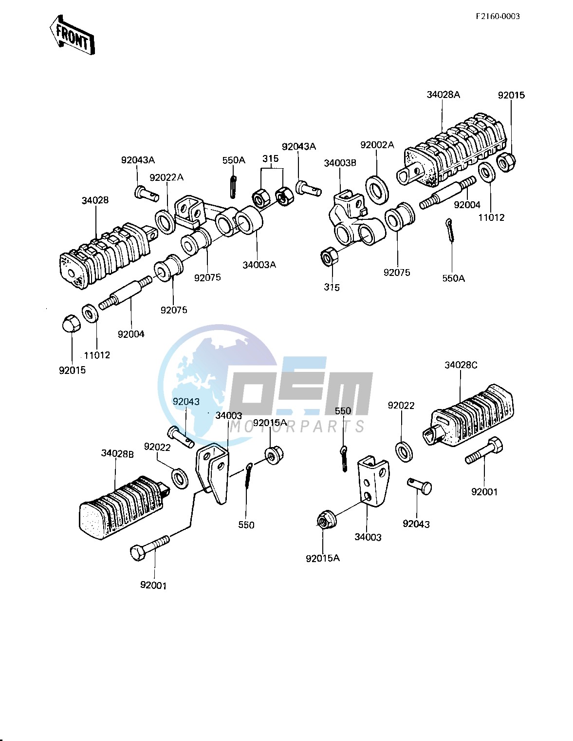 FOOTRESTS -- 81-82 H1_H2- -