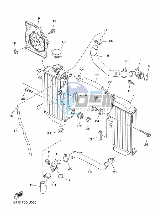 RADIATOR & HOSE