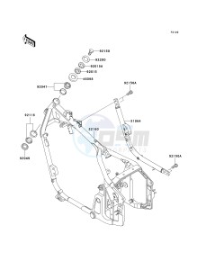 VN 800 A [VULCAN 800] (A10-A11) [VULCAN 800] drawing FRAME