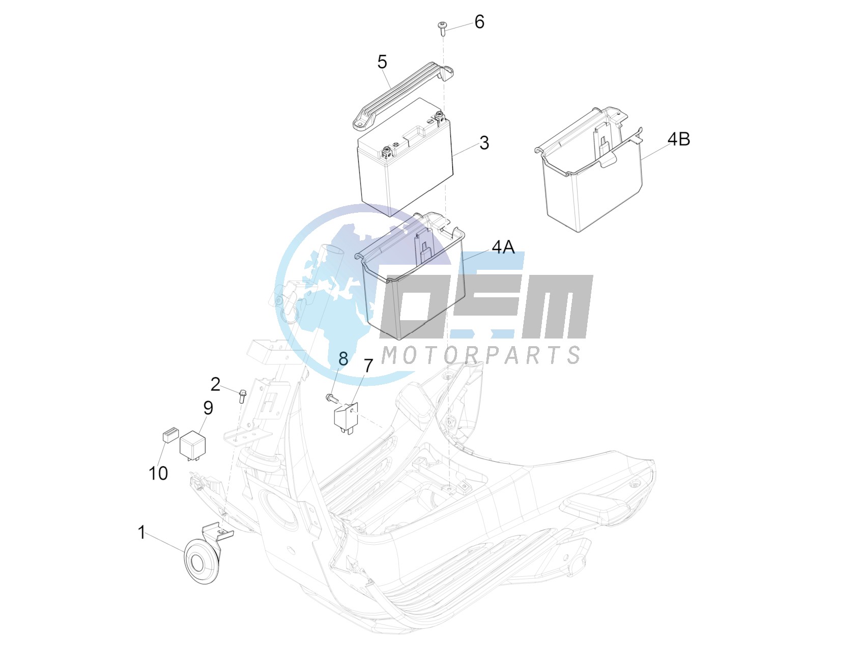 Remote control switches - Battery - Horn