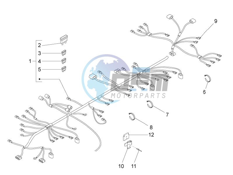 Main cable harness