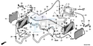 GL18009 UK - (E / AB MKH NAV) drawing RADIATOR