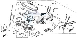 SJ100 1100 BALI EX drawing SPEEDOMETER