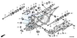 TRX500FPEC drawing FRAME BODY