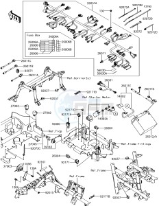 BRUTE FORCE 750 4x4i EPS KVF750HGF EU drawing Chassis Electrical Equipment