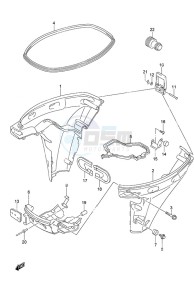 DF 20A drawing Side Cover Remote Control