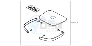 FES125 PANTHEON drawing TOP BOX COLOUR PANEL SET