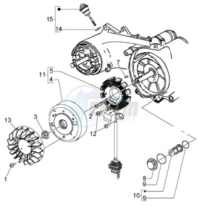 LX 50 4T drawing Flywheel magneto