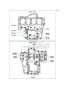 VERSYS_1000 KLZ1000ADF FR GB XX (EU ME A(FRICA) drawing Crankcase Bolt Pattern