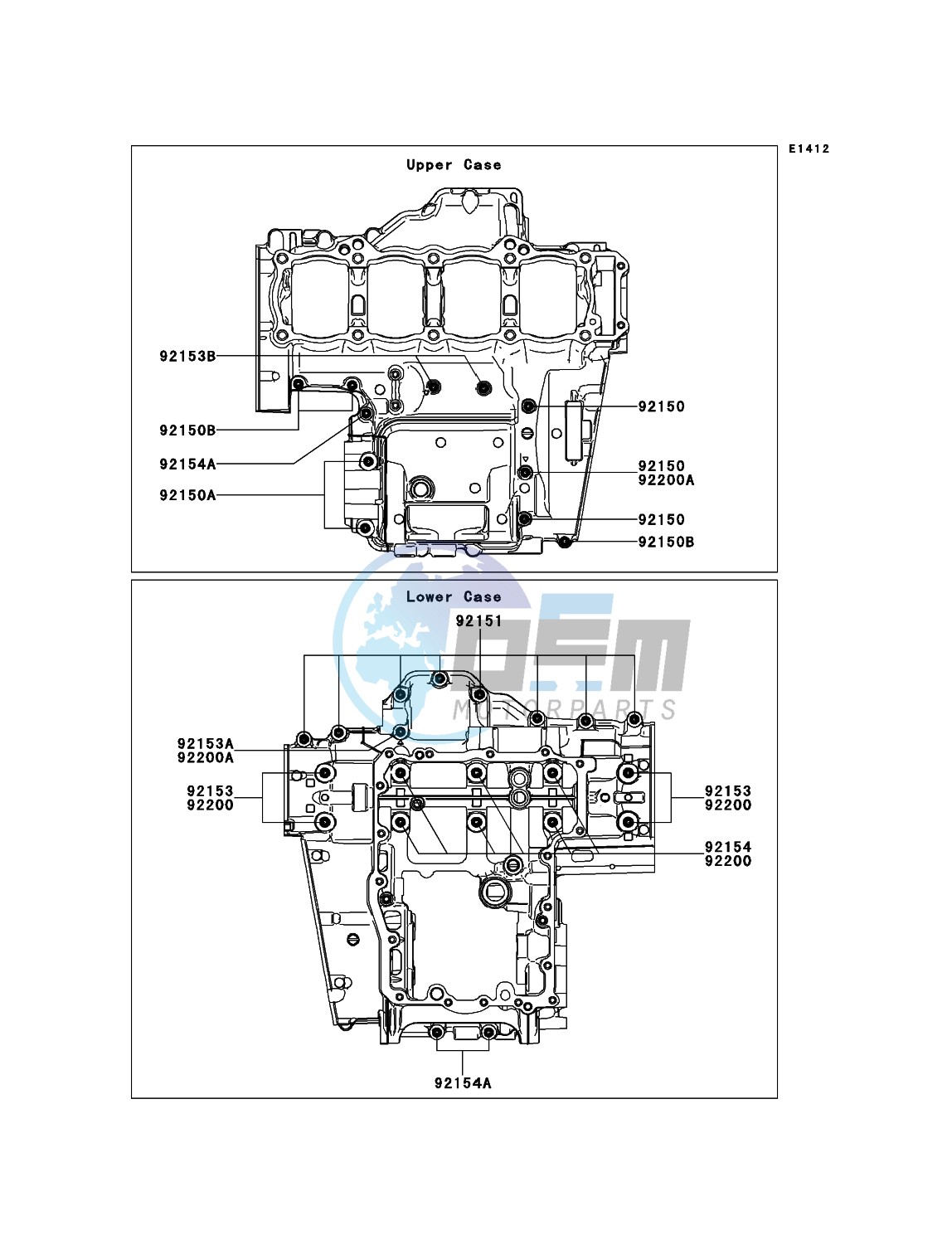 Crankcase Bolt Pattern