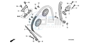 CBF1000A9 Europe Direct - (ED) drawing CAM CHAIN/TENSIONER