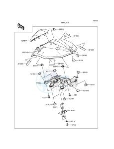 Z800 ZR800AFF FR GB XX (EU ME A(FRICA) drawing Accessory(Single Seat Cover)