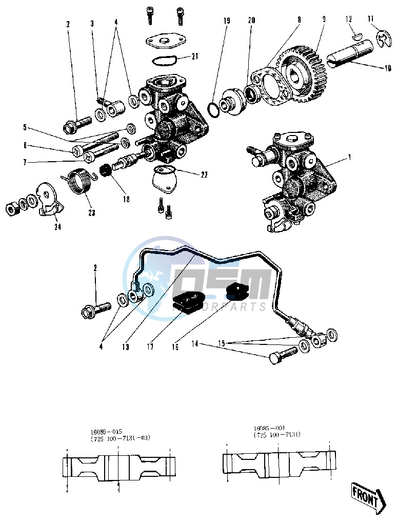 OIL PUMP -- 69-73- -