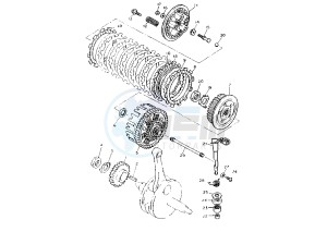 TT RE 600 drawing CLUTCH