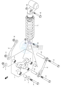 SV1000 (E2) drawing REAR CUSHION LEVER