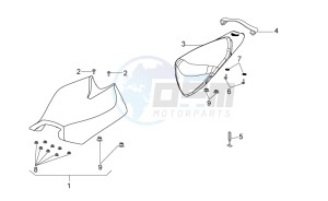 Tuono V4 1100 Factory (USA-CND) USA-CND drawing Saddle