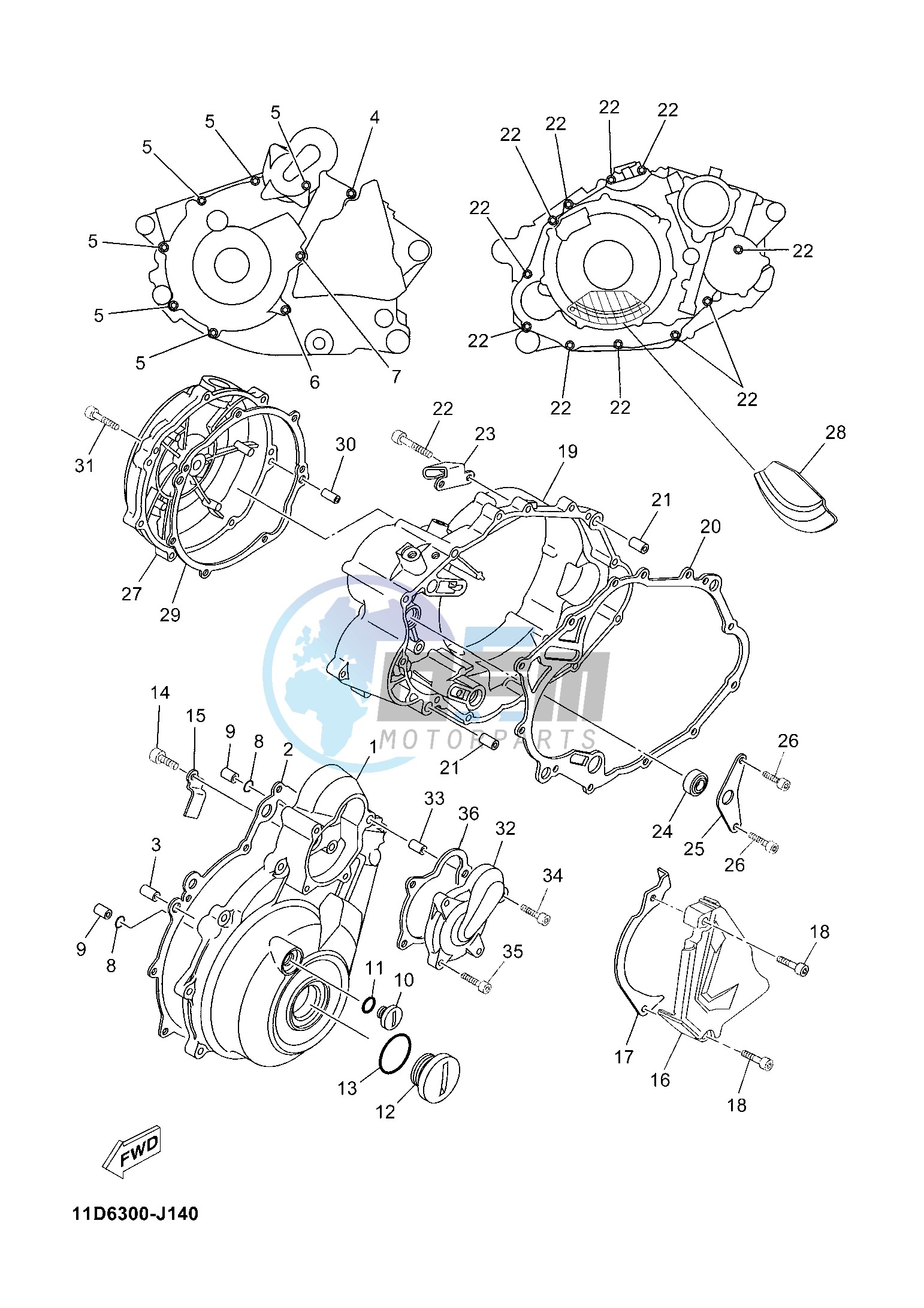 CRANKCASE COVER 1