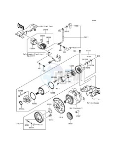 NINJA_300_ABS EX300BFFA XX (EU ME A(FRICA) drawing Starter Motor