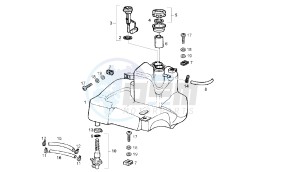 BOULEVARD - 125 CC 150 EU3 drawing FUEL TANK