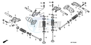 XL700VA9 France - (F / ABS CMF) drawing CAMSHAFT/VALVE