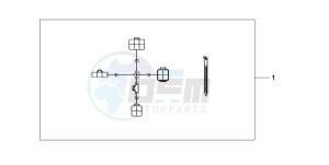 XL1000V drawing QUARTET HARNESS