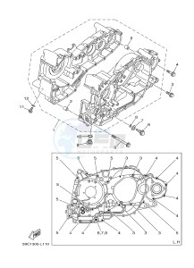 XP500 T-MAX 530 (59CF) drawing CRANKCASE