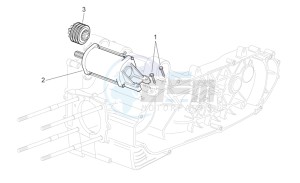 Scarabeo 400-492-500 Light drawing Starter motor